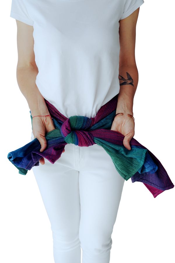 Step 6: Grab both ends and pull tightly