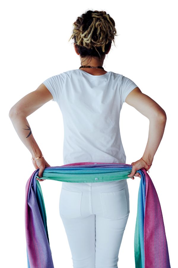 Step 2: Accordion-fold the wrap