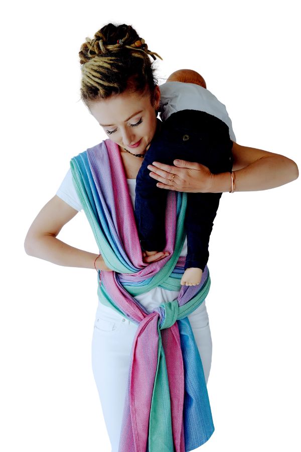 Step 9: Place baby on shoulder