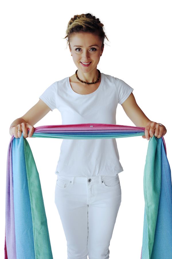 Step 2: Accordion-fold the wrap