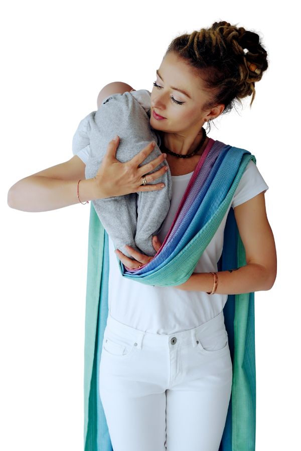 Step 4: Rest baby on shoulder