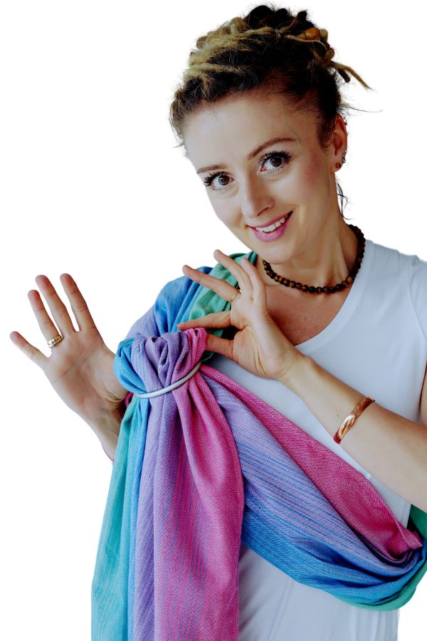 Step 7: Spread fabric in rings