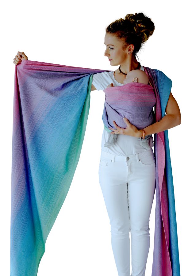 Step 11: Tighten under baby’s bottom