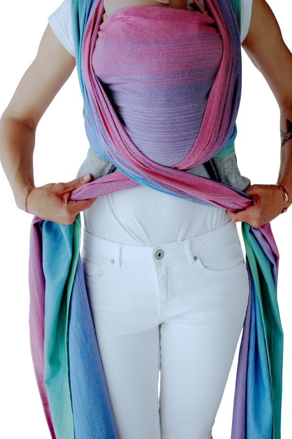 Step 15: Cross strands under bottom