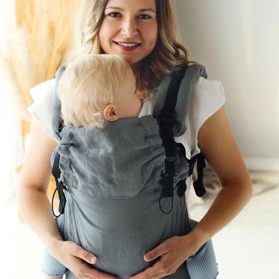 Ergonomic Baby Carrier Prime - Pure Linen Shadow
