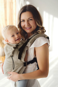 Ergonomic Baby Carrier Prime - Pure Linen Dune