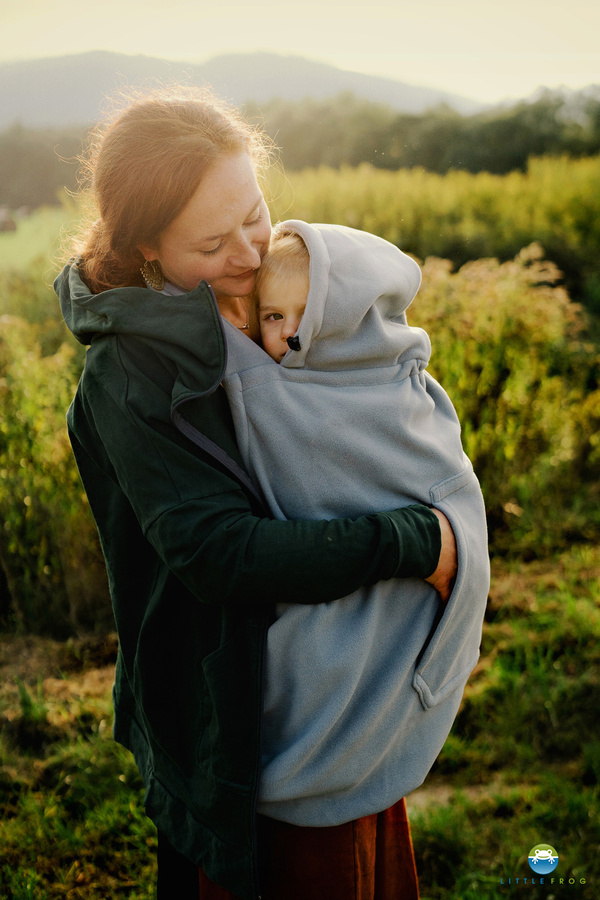 Babywearing Cover (Fleece) - Silver /2nd class