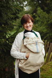 Babywearing Cover (softshell) - Beige