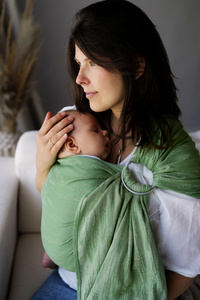 Ring sling Linen Whisper - size M (2 m)