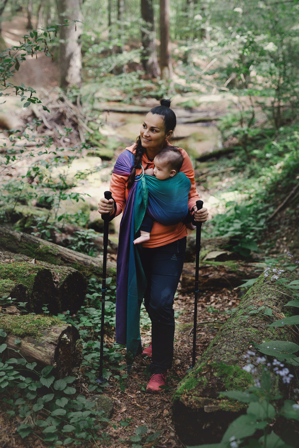 Bamboo Misty Zircon L – colour and softness for everyday babywearing