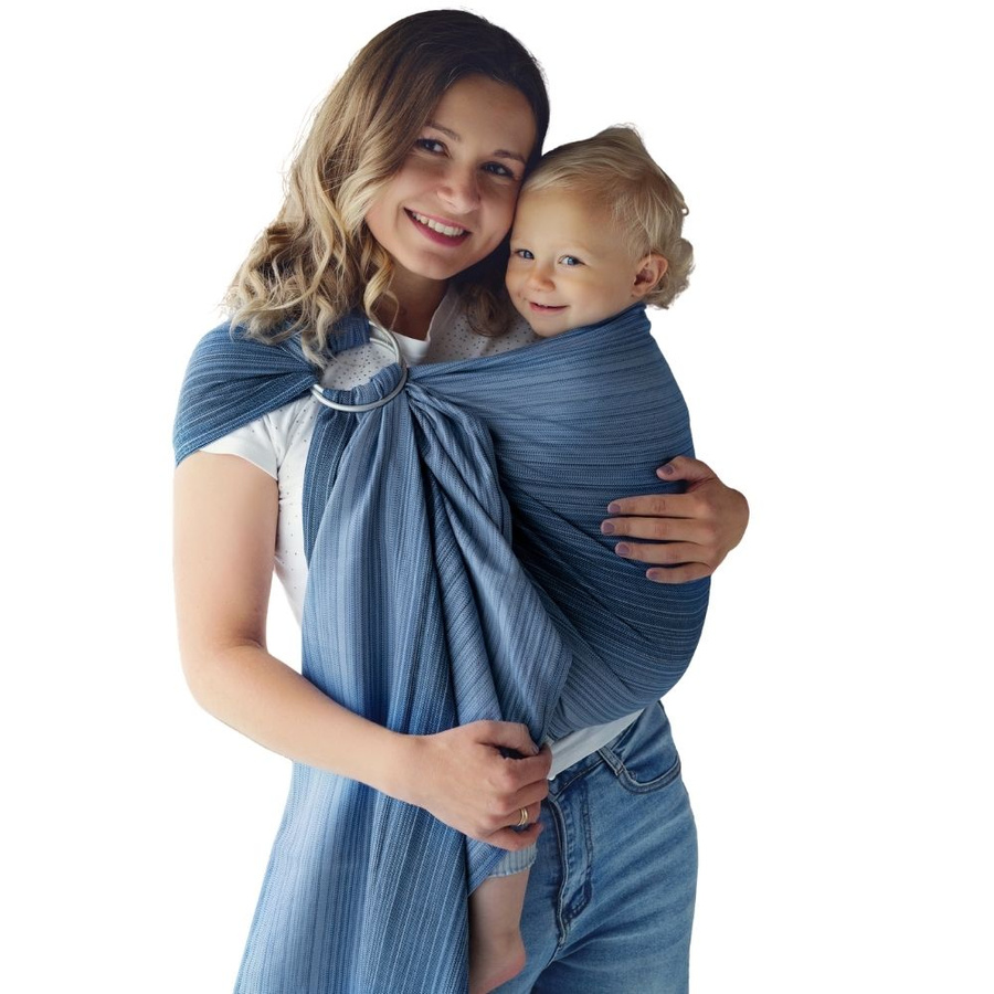 Bamboo Celestine Ring Sling size M (2,0 m)