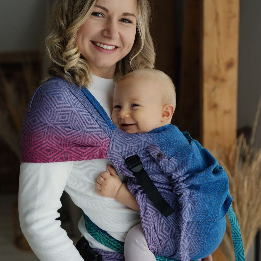 Baby Carrier Cross Hybrid TENCEL™ Aurora Cube