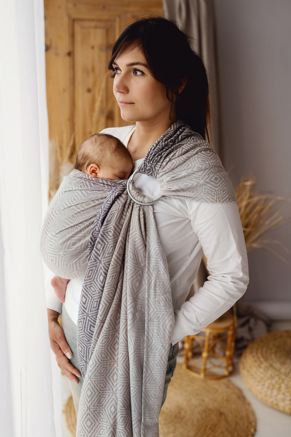 Ring sling TENCEL™ Calm Cube - size M (2 m) /2nd class