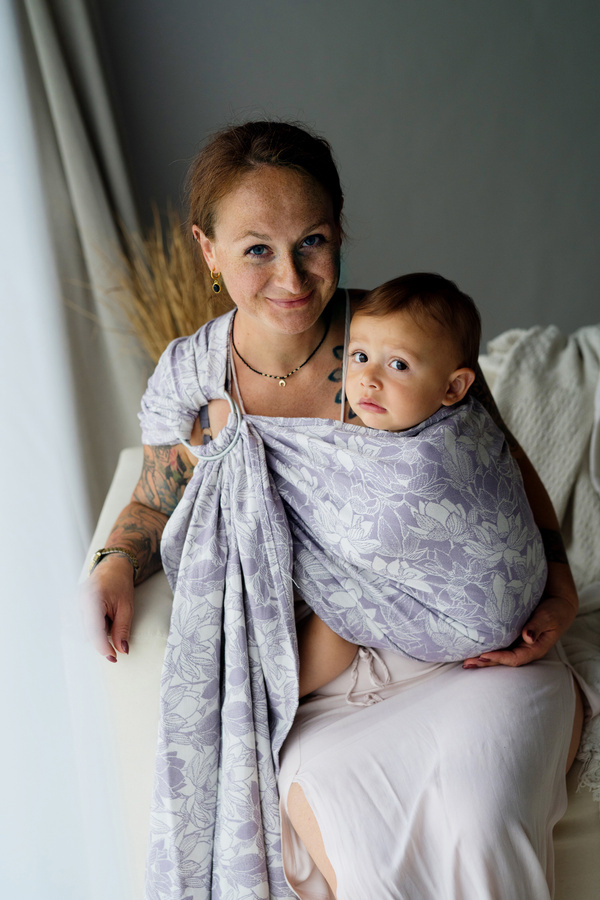Ring sling Lotus Bloom - size S (1,7 m)