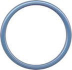 Slate aluminium rings for baby slings, size L