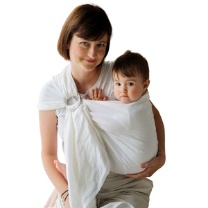 Ring sling Pure Linen White - size M (2 m)/2nd class
