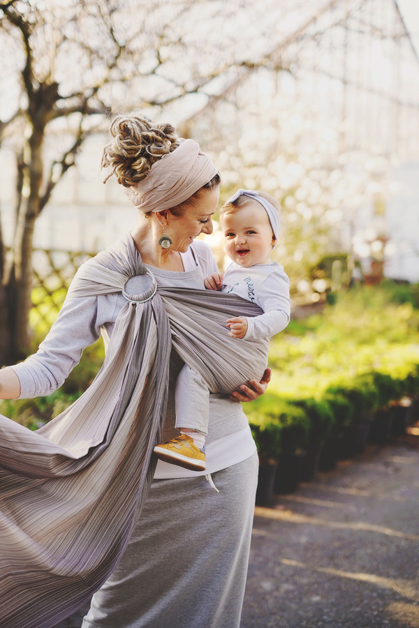 Ring sling Bamboo Quartz - size S (1,7m)