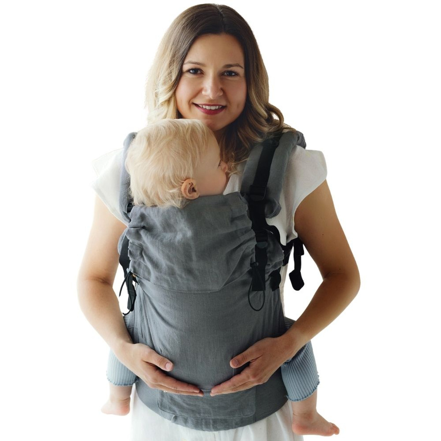 Ergonomic Baby Carrier Prime - Pure Linen Shadow