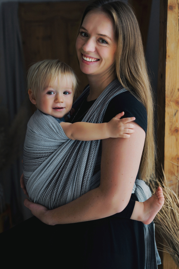 Baby Sling TENCEL™ Silver Path size 5