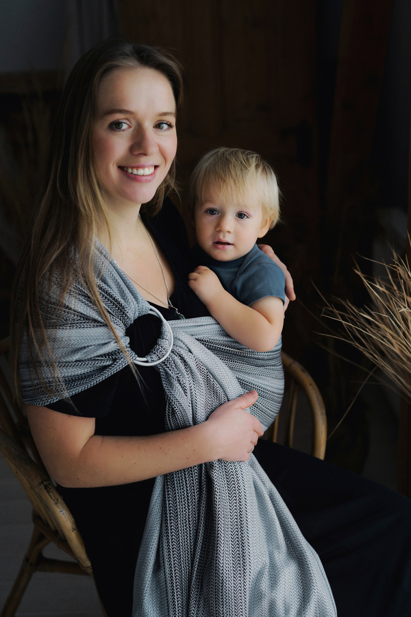 Ring sling TENCEL™ Silver Path - size M (2 m)/2nd class