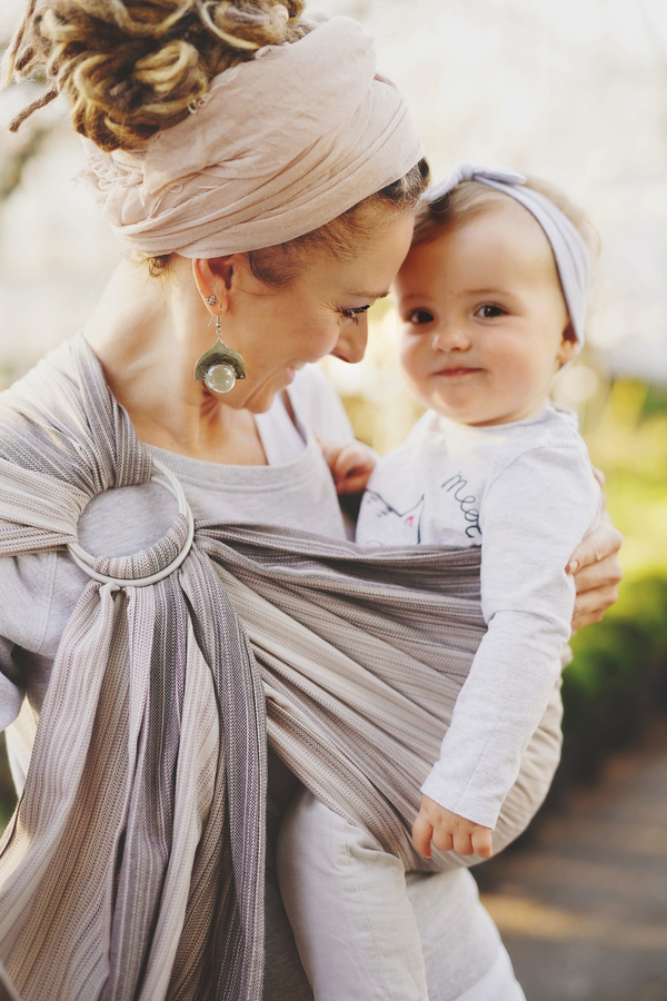 Ring sling Bamboo Quartz - size S (1,7m)