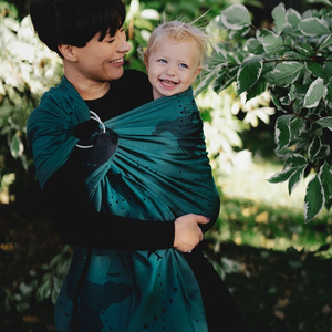 Ring sling Teal Wanderlust - size S (1,7 m)
