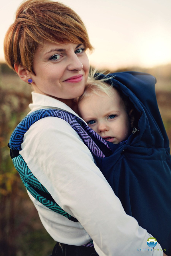 Babywearing Cover (softshell) - Navy
