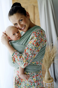 Stretchy Baby Sling Salvia