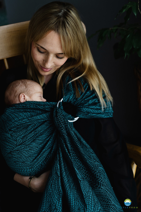 Ring sling Ocean Wildness - size L (2,3 m)