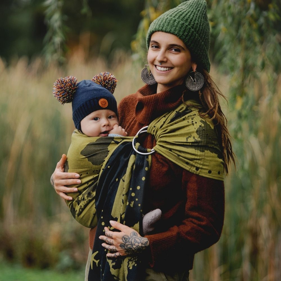 Ring sling Gold Wanderlust - size S (1,7 m)