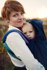 Babywearing Cover (softshell) - Navy