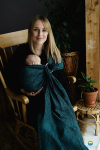 Ring sling Ocean Wildness - size L (2,3 m)