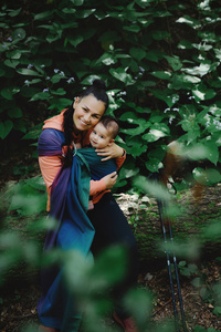 Bamboo Misty Zircon L – colour and softness for everyday babywearing