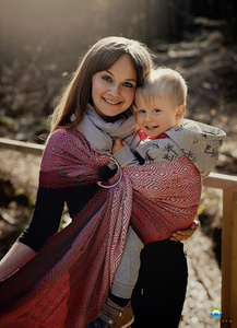 Ring sling Ruby Cube - size M (2m)