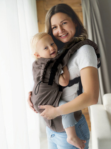 Ergonomic Baby Carrier Prime - Pure Linen Frappe