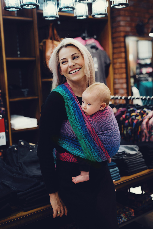 Baby Sling TENCEL™ Aurora Cube size 7 /2nd class
