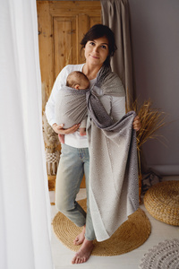 Ring sling TENCEL™ Calm Cube - size S (1,7 m)