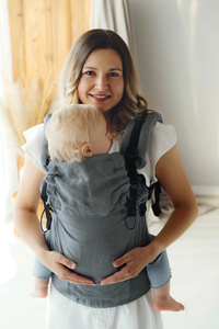 Ergonomic Baby Carrier Prime - Pure Linen Shadow