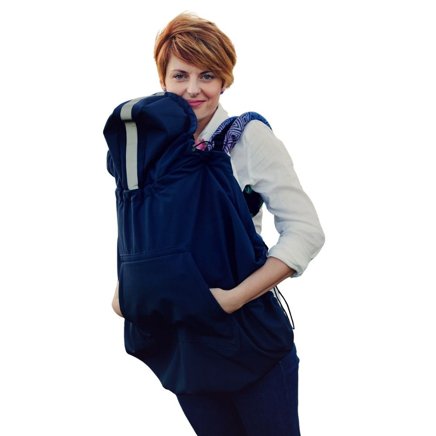 Babywearing Cover (softshell) - Navy