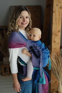 Baby Carrier Cross Hybrid TENCEL™ Aurora Cube