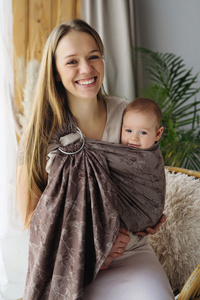 Ring sling Linen Joy of life - size M (2 m)