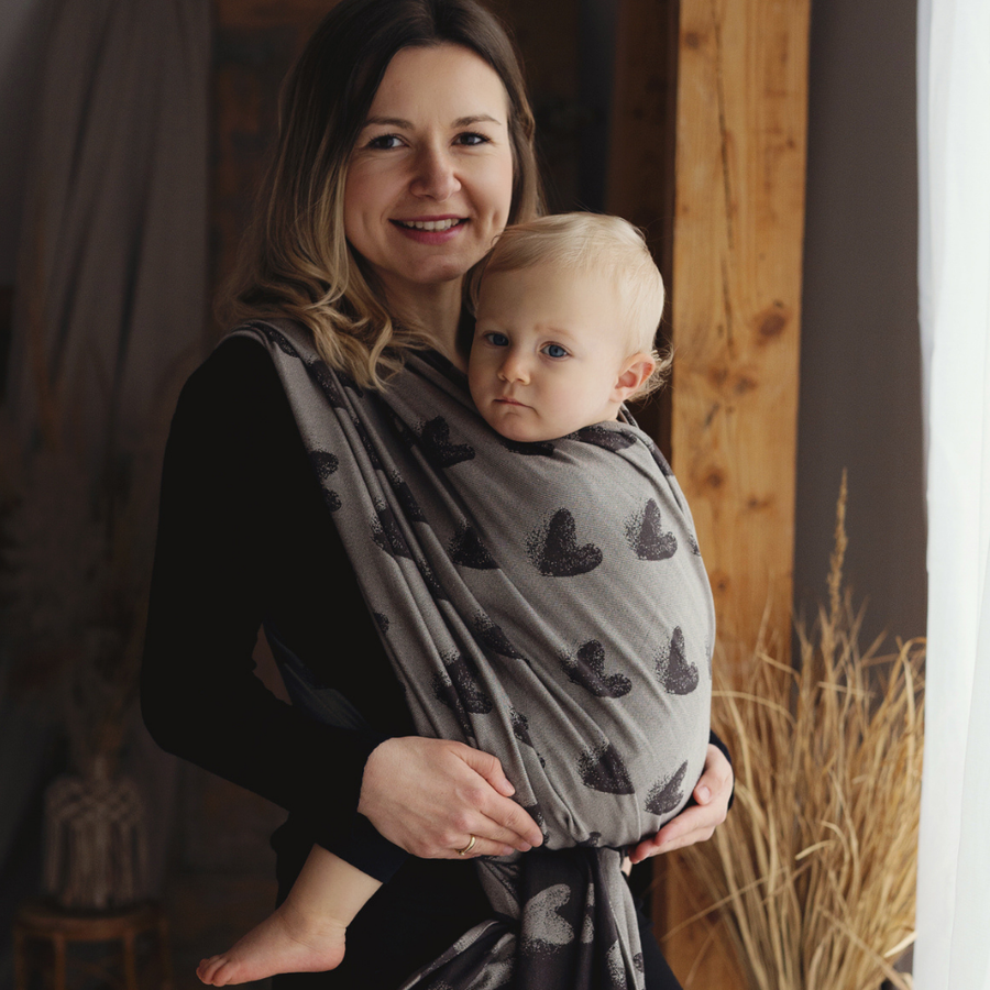 Brown Baby Wrap Cosy Love size 7 –– for babies and toddlers