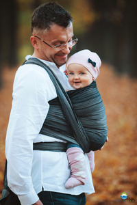 Little Frog Baby Sling - Hematite size 3