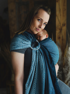 Ring Sling TENCEL™ Atmosphere Cube size S (1,7 m)/2nd grade