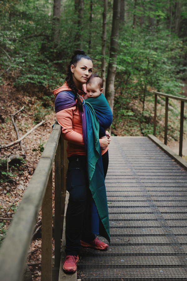 Ring sling Bamboo Misty Zircon - size S (1,7m)
