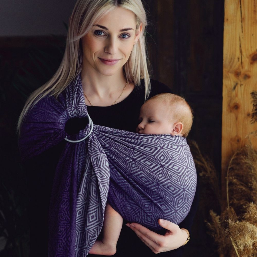 Ring Sling TENCEL™ Iris Cube size M (2 m)