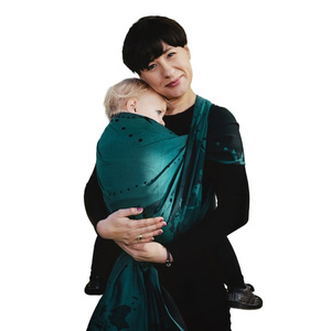Baby Wrap Teal Wanderlust size 4