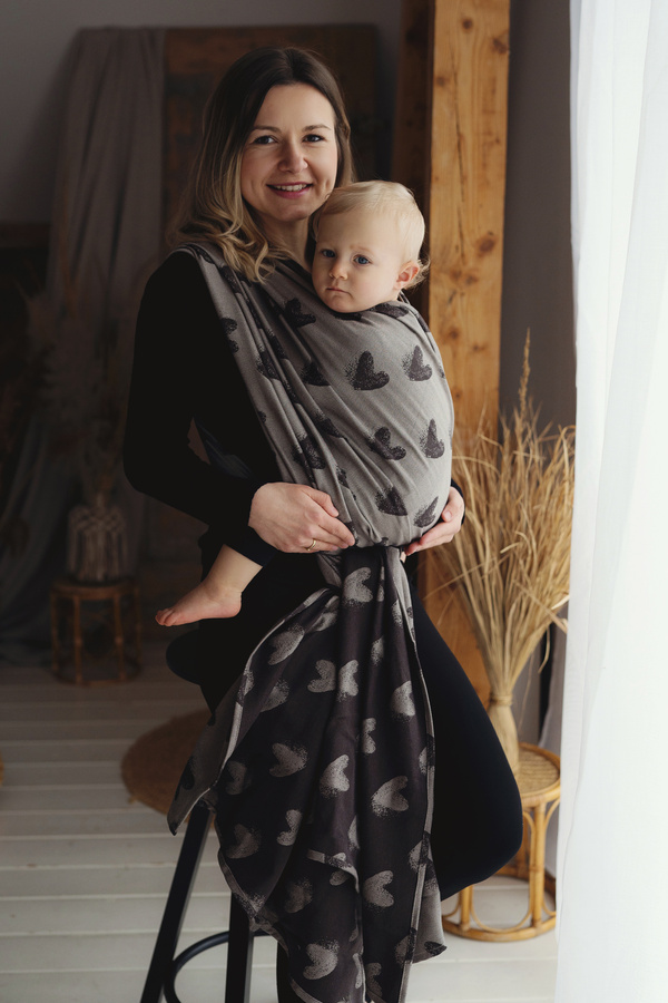 Brown Baby Wrap Cosy Love size 5 –– for babies and toddlers