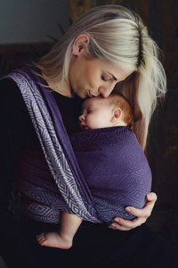 Baby Sling TENCEL™ Iris Cube size 4