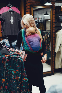 Baby Sling TENCEL™ Aurora Cube size 7 /2nd class